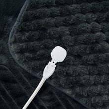 Elior Faux Fur Heated Throw